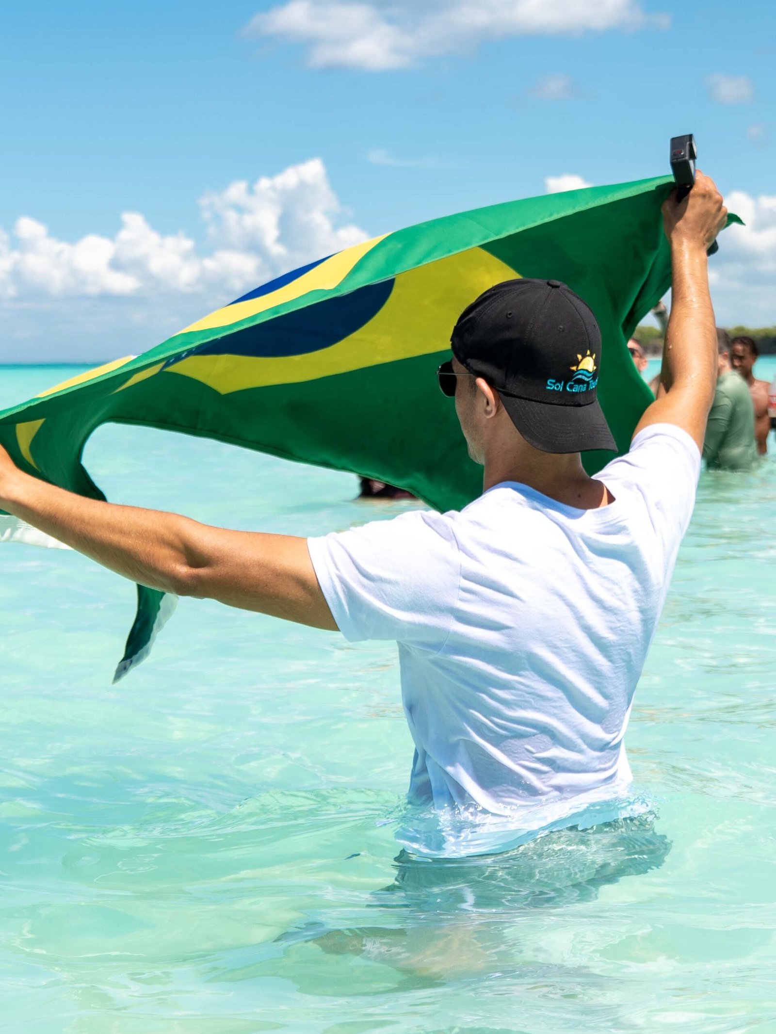 Turista aproveitando o melhor de Punta Cana